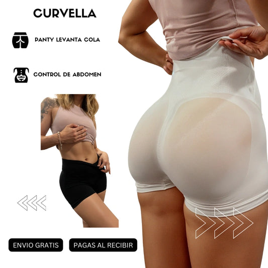 Panty Curvella : Moldea tu figura, levanta tus glúteos y define tu cintura en segundos.